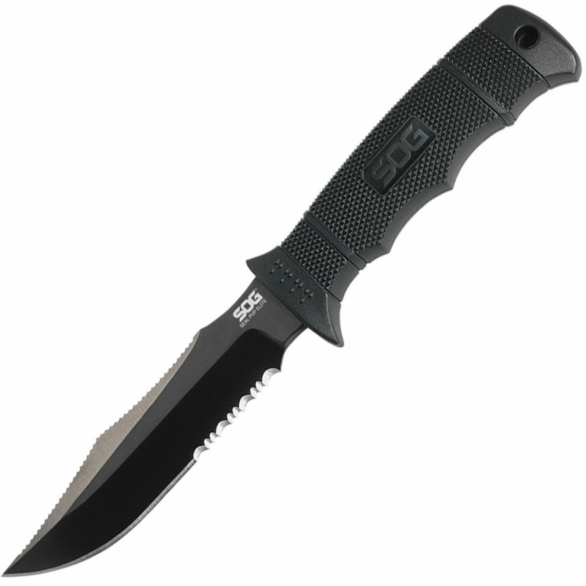 Cuchillo Sólido SOG SEAL Pup Elite Negro