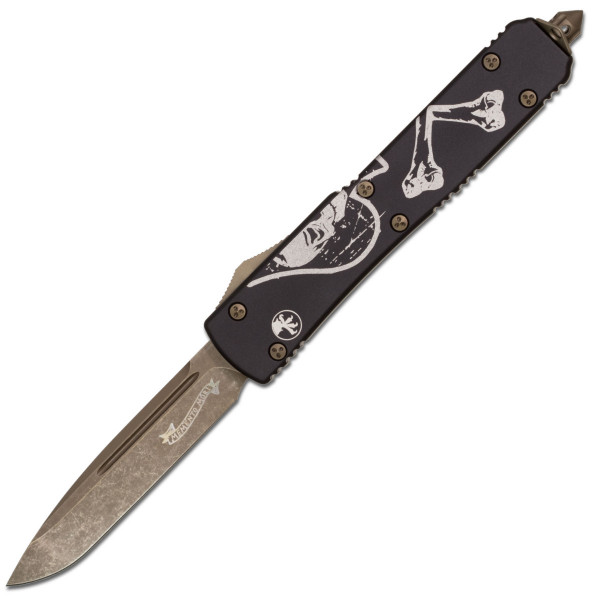 Schießmesser Microtech Exclusive Memento Mori Ultratech Bronze Apocalyptic121-13DC