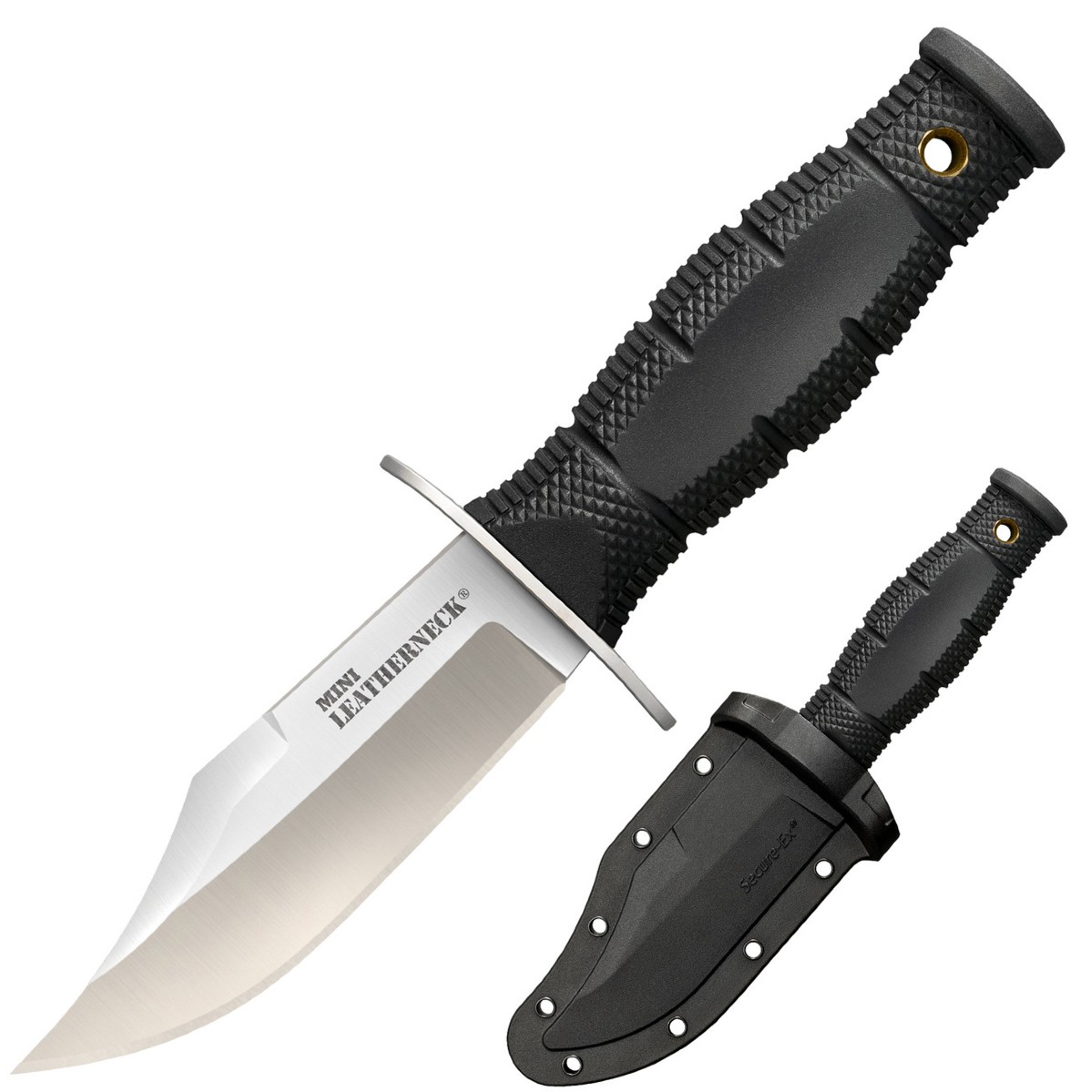 Cuchillo Sólido Cold Steel MINI PUNTO DE CLIP PARA CUELLO DE CUERO