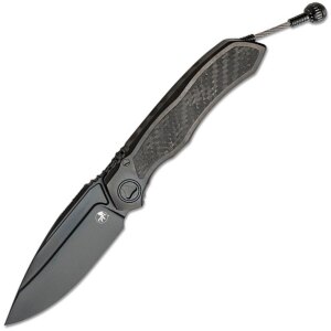 Schließmesser Microtech Anax DLC Titanium Carbon Fiber Inlay 190C-1DLCTCFITI