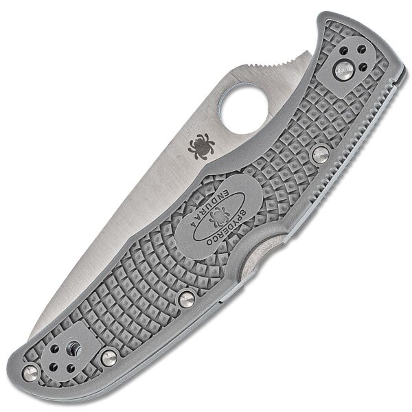 Spyderco-Endura-Flat-Ground-Gray-FRN-C10FPGY