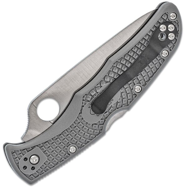 Spyderco-Endura-Flat-Ground-Gray-FRN-C10FPGY