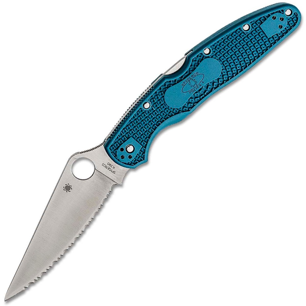 Spyderco-Police-4-Lightweight-K390-Blue-C07FS4K390