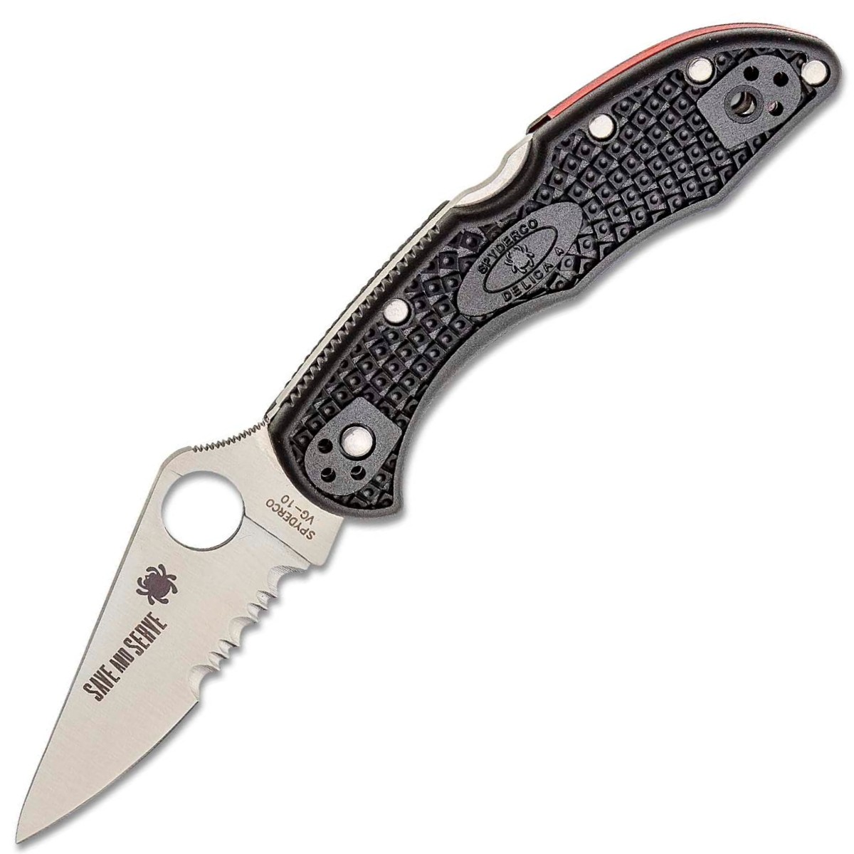Spyderco-Delica-4-Lightweight-Thin-Red-C11FPSBKRD