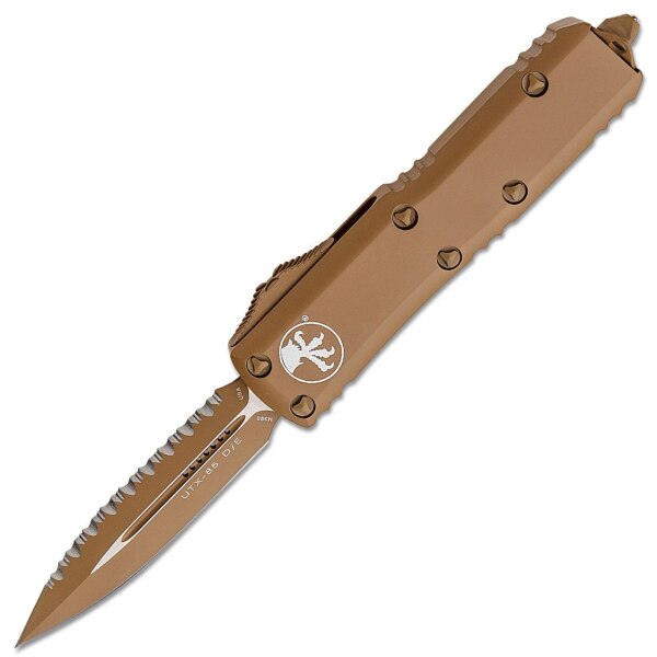 Microtech-UTX-85-Tan-Cerakoted-232-3CTA