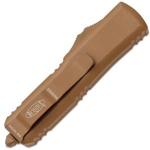 Microtech-UTX-85-Tan-Cerakoted-232-3CTA