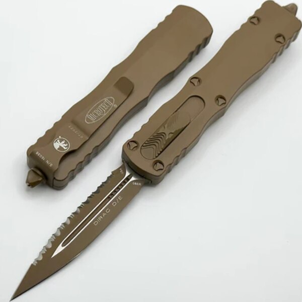 Microtech-Dirac-Cerakote-Tan-225-3CTA