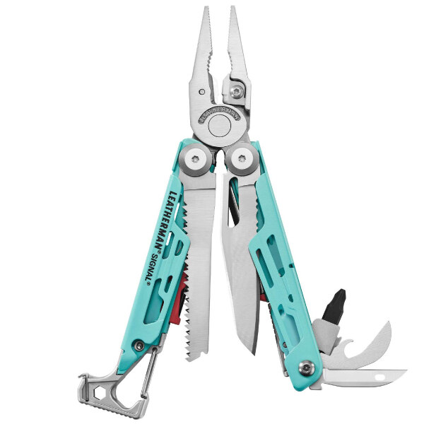 signal-aqua-fanned-Multitool-Leatherman