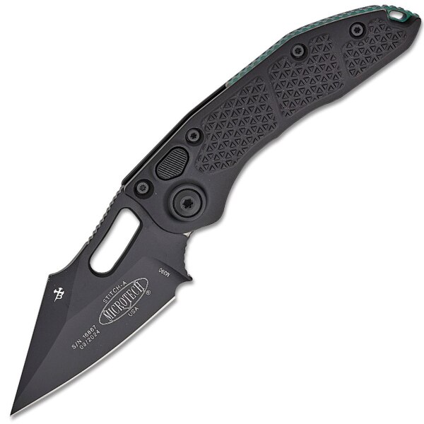 Microtech/Borka-Antique-Green-Titanium-Backspacer-169-1BK-A3TI