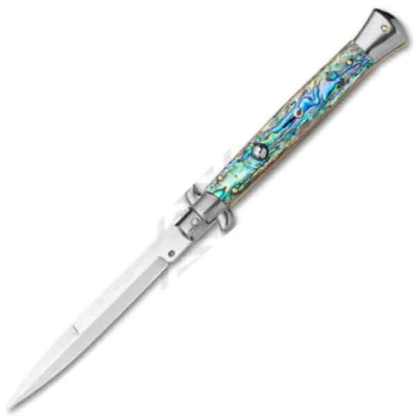 Frank-B-28cm-Italian-Stiletto-Abalone-Auto-Bayo