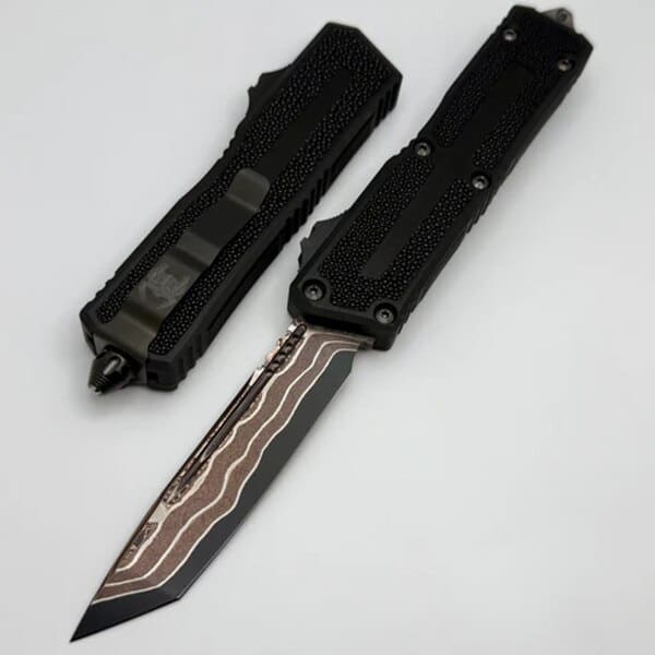 Microtech-Marfione-Select Scarab-2-Gen-3-Baker-Forge-Tanto-w/ Stingray-Inlaid-Handle-1279-16MS2