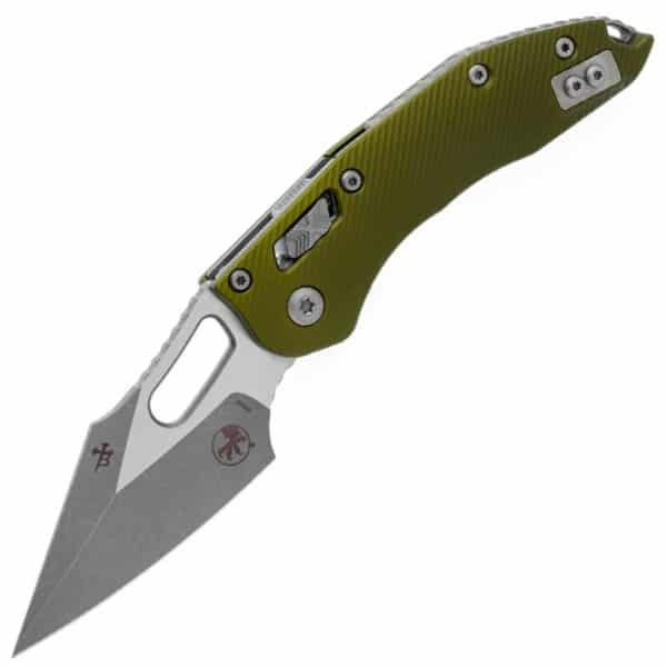 Microtech-Stitch-OD-Green-Fluted-Apocalyptic-169RL-10APFLOD