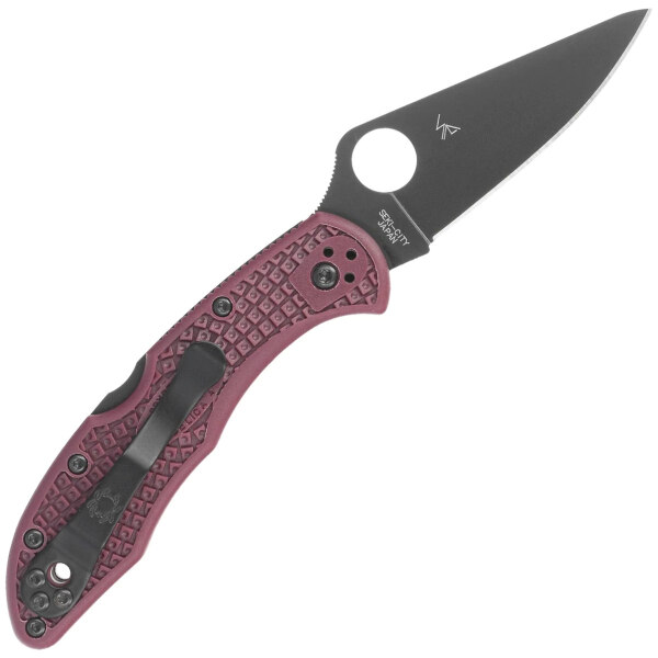 Spyderco-Delica-4-Sprint-Run-Burgundy-FRN-TiCN-Micro-Melt-PD-1-by-Sal-Glesser-C11BGBKP