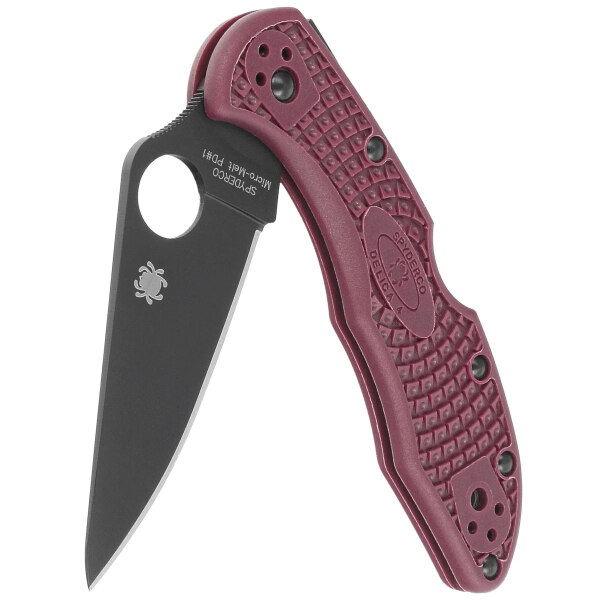 Spyderco-Delica-4-Sprint-Run-Burgundy-FRN-TiCN-Micro-Melt-PD-1-by-Sal-Glesser-C11BGBKP