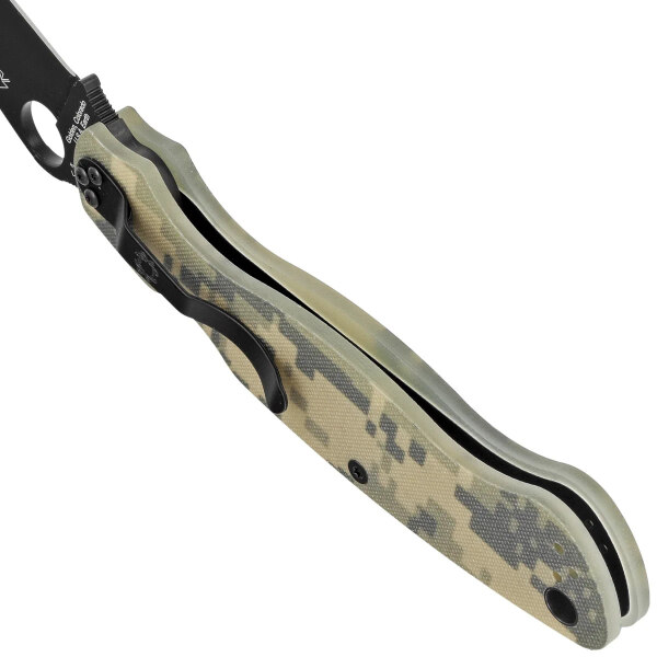 Spyderco-Military-2-Camo-G10-Black-DLC-CPM-S30V-Plain-C36GPCMOBK2