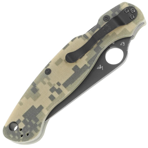 Spyderco-Military-2-Camo-G10-Black-DLC-CPM-S30V-Plain-C36GPCMOBK2