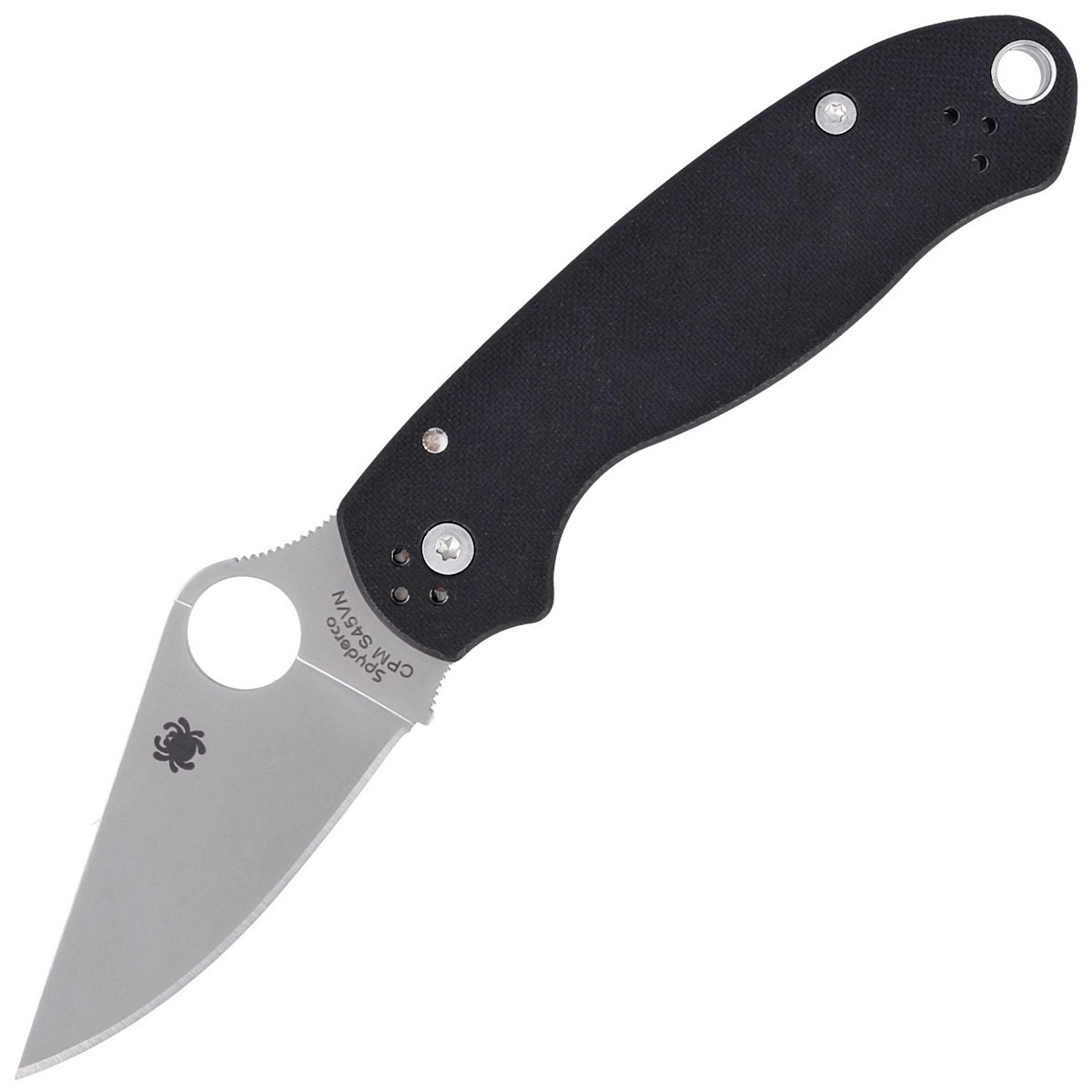 Spyderco-Para-3-G-10-Black-PlainEdge-Knife-C223GP