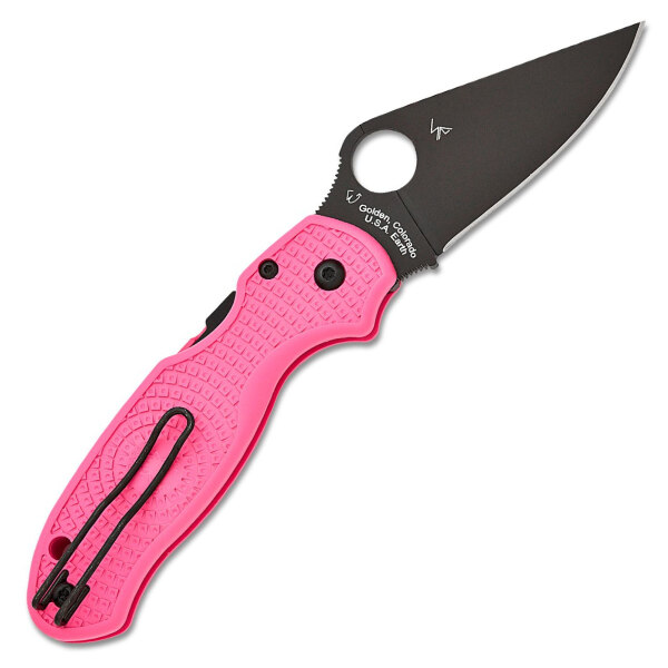 Spyderco-Para-3-Lightweight-Compressionlain-Pink-C223PPNBK