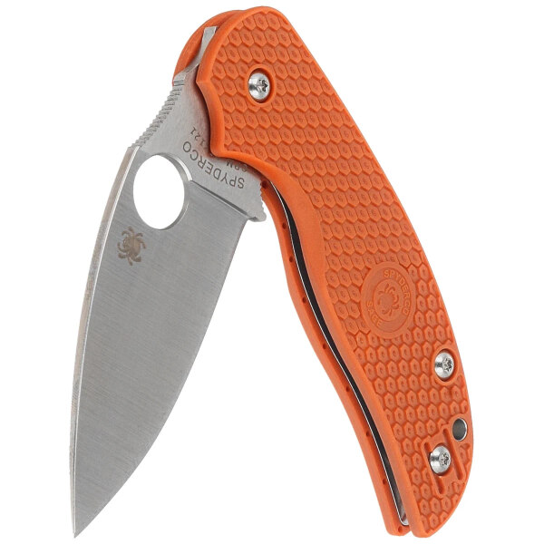 Spyderco-Sage-5-Burnt-Orange-FRN-Knife-Satin-Plain