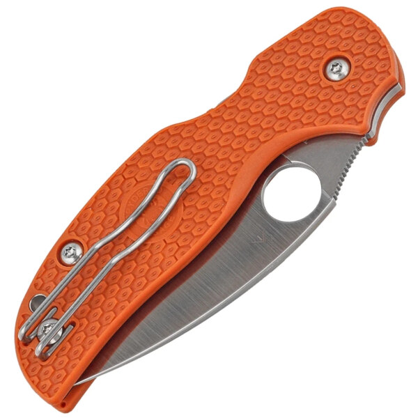 Spyderco-Sage-5-Burnt-Orange-FRN-Knife-Satin-Plain