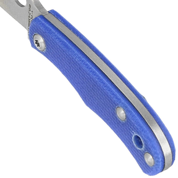 Spyderco-Bug-Knife-Blue-G10-Satin-12C27-C133GBLP