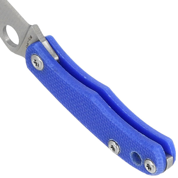 Spyderco-Bug-Knife-Blue-G10-Satin-12C27-C133GBLP