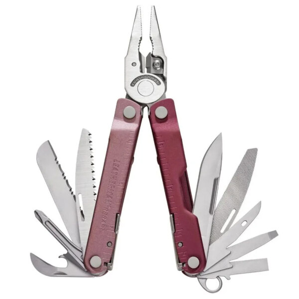 MultiTool Leatherman-Rebar-Heathered-Cranberry-833317