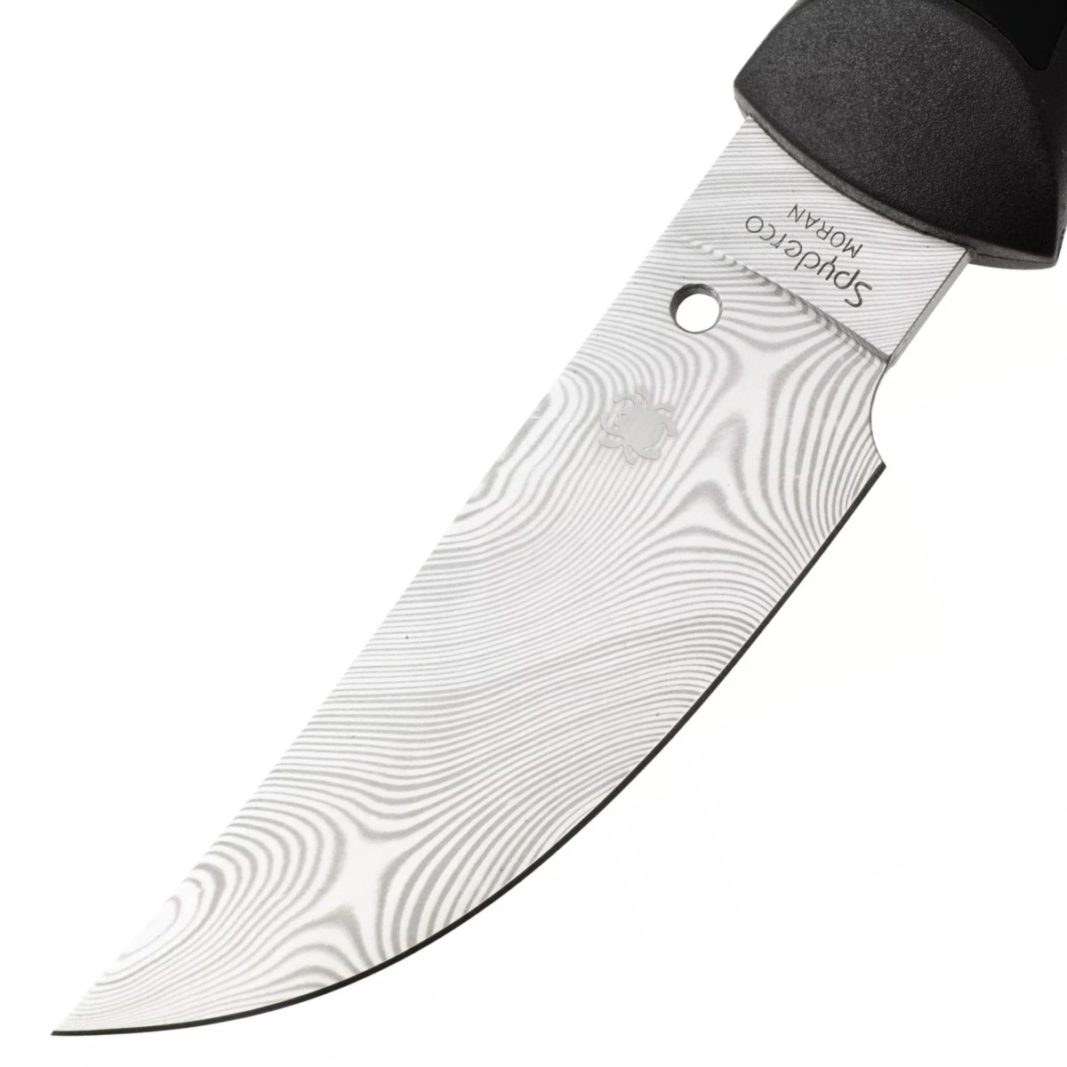 Spyderco-Moran-Upswept-Damasteel-FB01PGYD