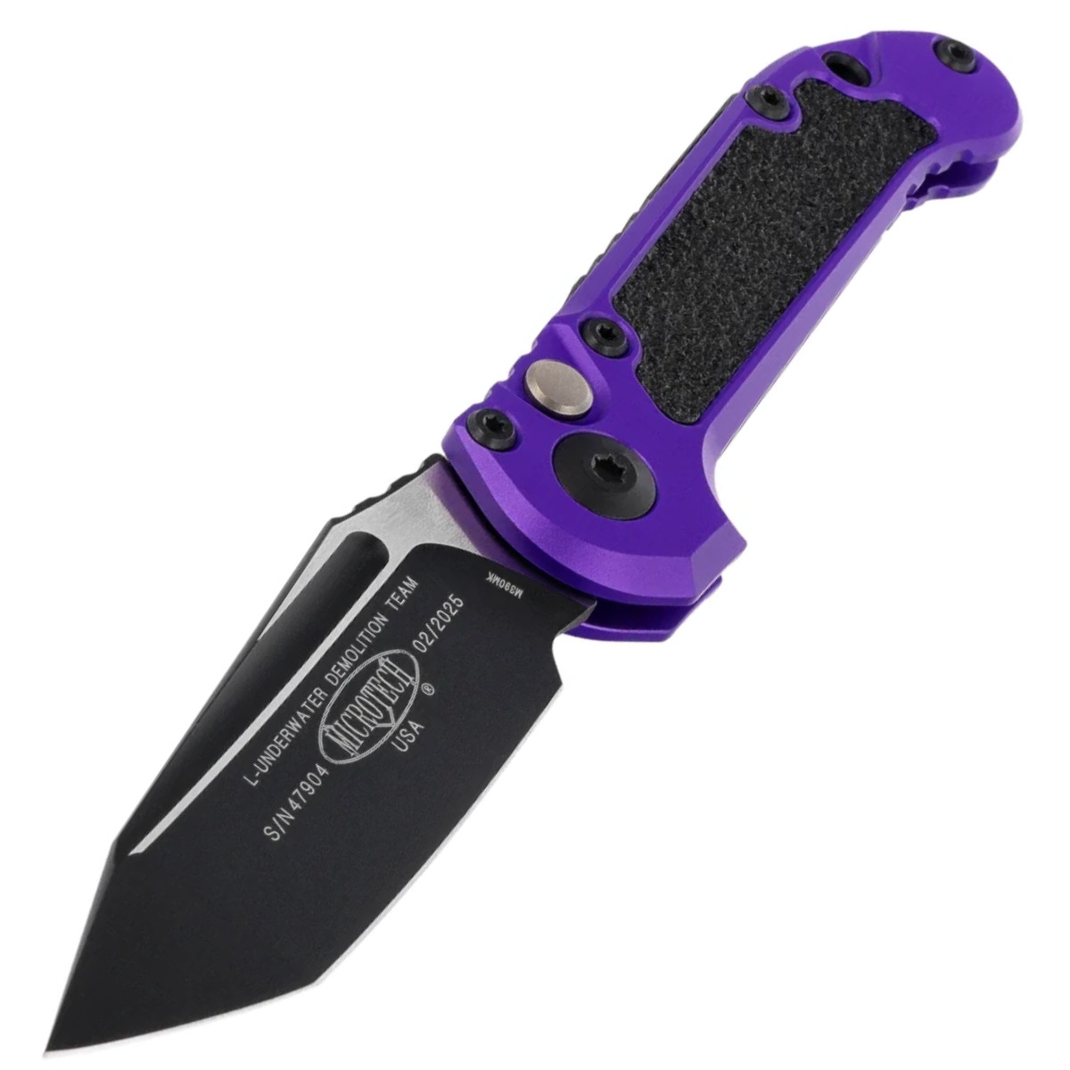 Microtech-LUDT-Gen-III-T-E-Automatic-Knife-Purple-Aluminum-Black-M390MK-by-Tony-Marfione-1136-1PU